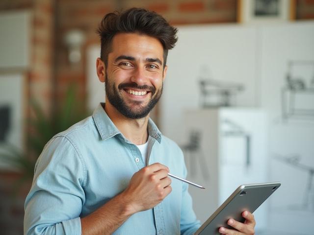 Retrato de Carlos Ramírez, diseñador de Metal y Sabor