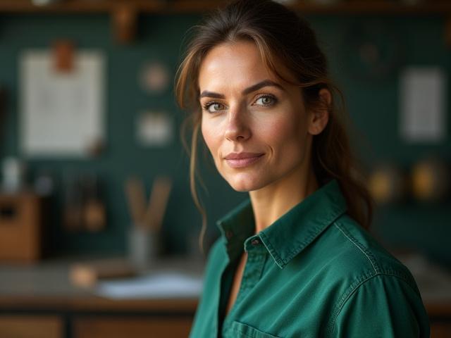 Retrato de Sofía Martínez, jefa de taller de Metal y Sabor